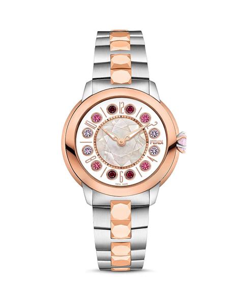 Fendi Fendi IShine Rotating Gemstones Watch, 